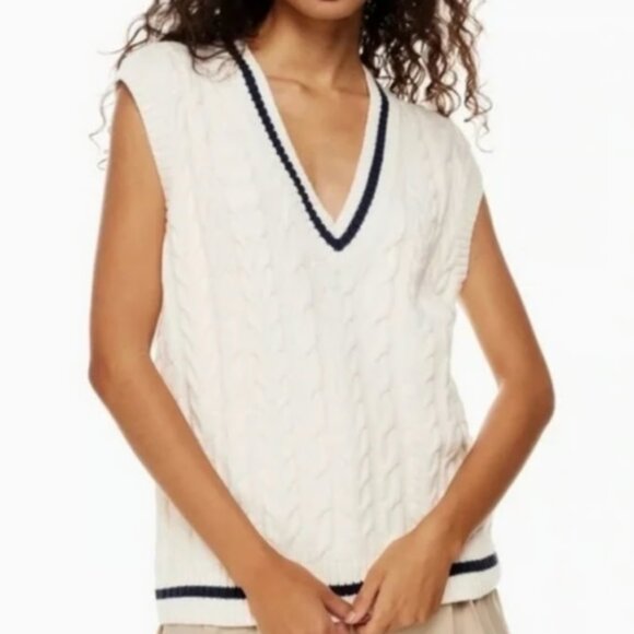 Like Aritzia New Sunday Best Winston Pink Long Sweater Vest - Picture 4 of 4